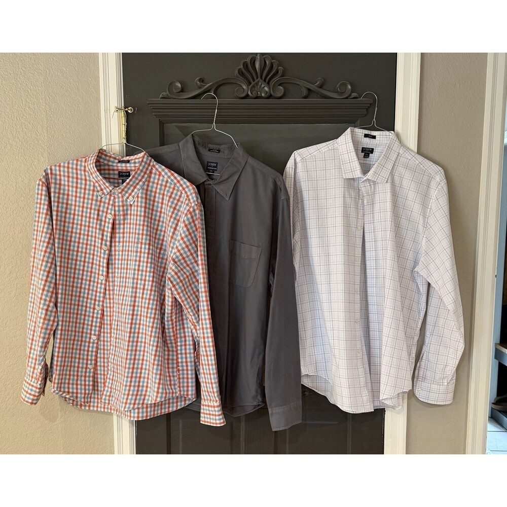 J.Crew XXL Slim Fit Button Up Shirt Lot 3 Performance And Untucked Men’s